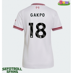 Liverpool Cody Gakpo #18 Bortatröja Kvinnor 2026-27 Kortärmad